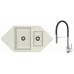 ALVEUS Set drez Cubo 80 cream + batéria Ella chróm