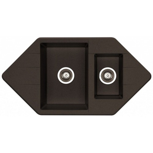 ALVEUS Cubo 80 drez Algranit, 952 x 500 mm, Espresso Metalic 1088572