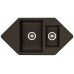 ALVEUS Cubo 80 drez Algranit, 952 x 500 mm, Espresso Metalic 1088572