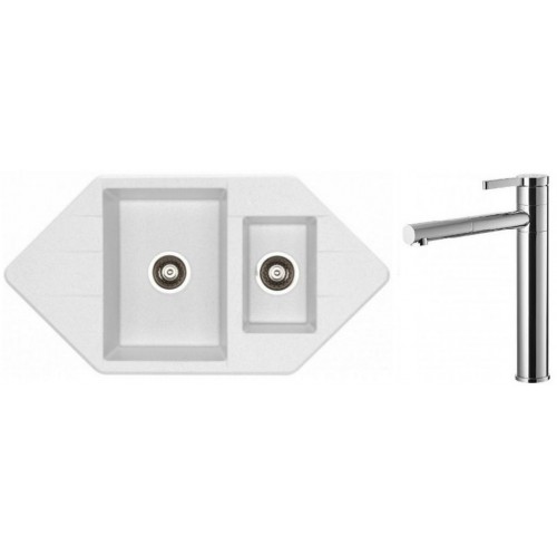 ALVEUS Set drez Cubo 80 arctic + batérie Zina chróm