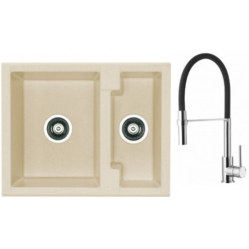 ALVEUS Set drez Cubo 20 beige + batéria Ella chróm