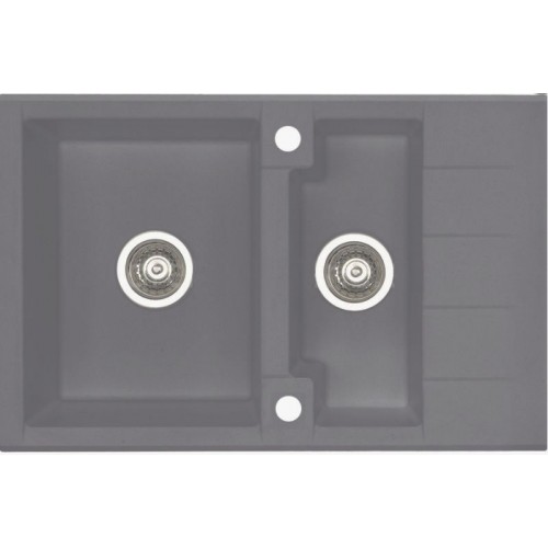 ALVEUS Cubo 40 drez Algranit, 780 x 500 mm, metalik anthrazit 1054731
