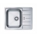 ALVEUS nerezový drez LINE 60 satin hladký, 1065681, otvor pre batériu (odkvapkávacia ploch