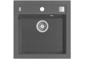 ALVEUS FORMIC 20 kuchynský drez granitový, 520 x 510 mm, steel 04