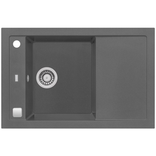 ALVEUS FORMIC 30 kuchynský drez granitový, 760 x 500 mm, steel 04