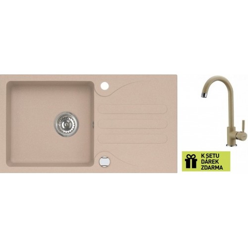 ALVEUS set drez Galapagos 30 beige + batérie AM 120 beige + darček ALVEUS set drez Galapagos 30 beige + batérie AM 120 beige + darček