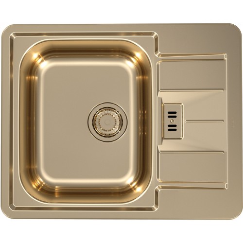 ALVEUS LINE 60 Monarch kuchynský drez, 615 x 500 mm, bronz 1103789