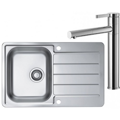 ALVEUS Set drez Line 80 Maxim nerez + batérie Zina chróm