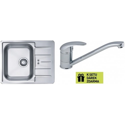 ALVEUS set drez Line 60 satin + batéria Riviera chróm + darček ALVEUS set drez Line 60 satin + batéria Riviera chróm + darček