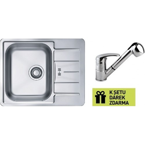 ALVEUS set drez Line 60 satin + batérie Mura Nová, chróm + darček