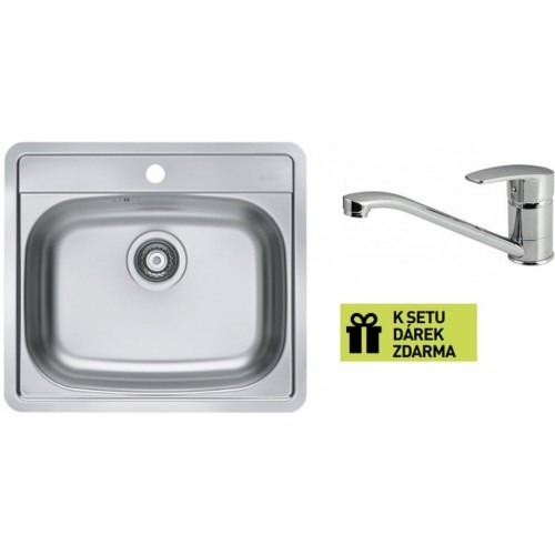 ALVEUS Set drez More 10 nerez + batéria Riviera chróm + darček ALVEUS Set drez More 10 nerez + batéria Riviera chróm + darček