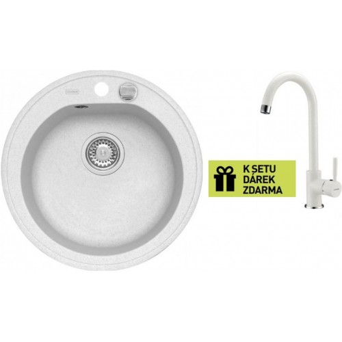 ALVEUS set drez Niagara 10 white + batérie AM 120 white + darček