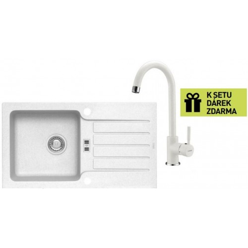 ALVEUS set drez Niagara 30 white + batéria AM 120 white + darček