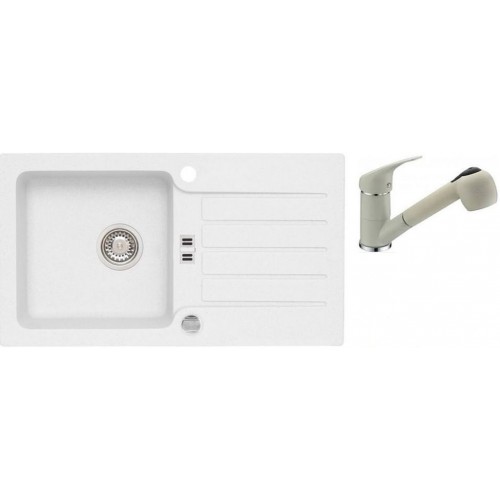 ALVEUS Set NIAGARA 30 drez 775x430 mm + batéria AM 20, biela ALVEUS Set NIAGARA 30 drez 775x430 mm + batéria AM 20, biela