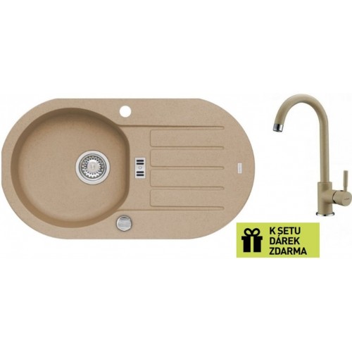 ALVEUS set drez Niagara 40 beige + batérie AM 120 beige + darček