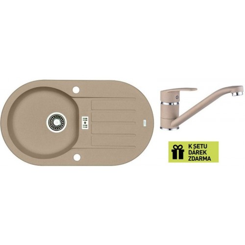 ALVEUS set drez Niagara 40 beige + batérie Nina beige + darček