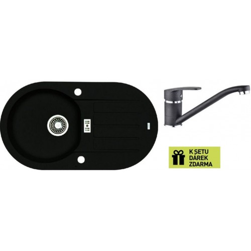 ALVEUS set drez Niagara 40 black + batérie Nina black + darček