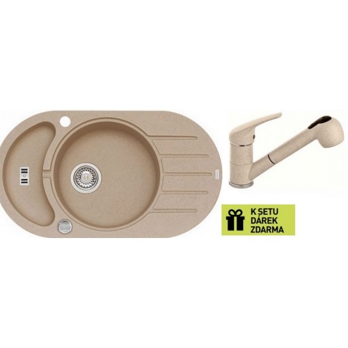 ALVEUS set drez Niagara 50 beige + batérie AM 20 beige + darček