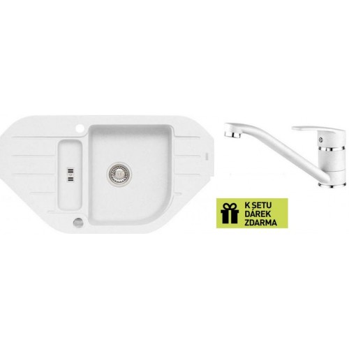 ALVEUS set drez Niagara 60 white + batéria Milena white + darček