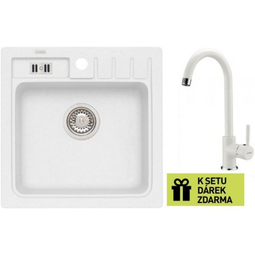 ALVEUS set drez Niagara 20 white + batéria AM 120 white + darček