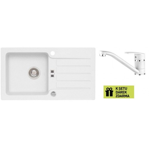 ALVEUS set drez Niagara 30 white + batéria Milena white + darček ALVEUS set drez Niagara 30 white + batéria Milena white + darček