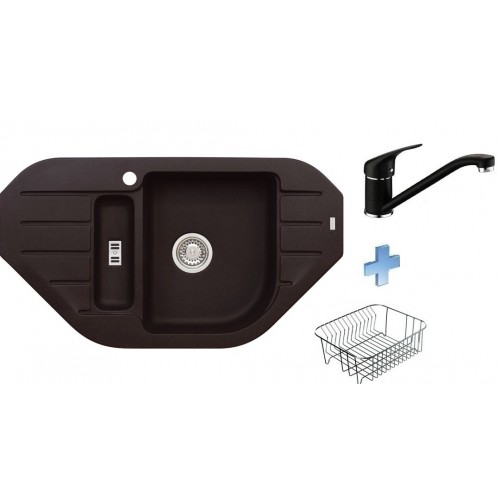 ALVEUS set drez Niagara 60 black + batéria Rapa Nui black + košík nerez