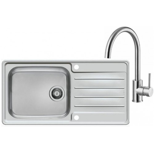 ALVEUS Set drez Praktik 100 Maxim nerez + batérie Elza kartáčovaná nerez