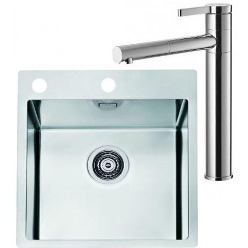 ALVEUS Set drez Pure 30 nerez + batérie Zina chróm