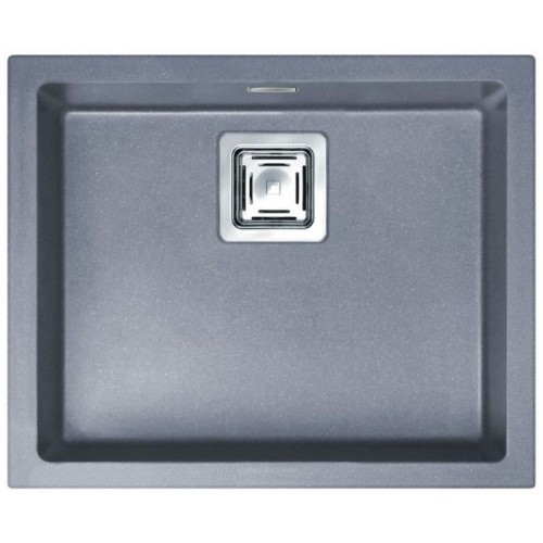 ALVEUS QUADRIX 50 kuchynský drez granitový, 560 x 460 mm, steel 04