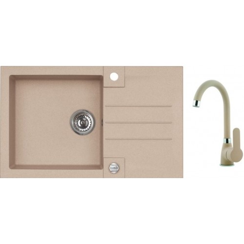 ALVEUS set drez Rock 130 beige + batérie Jessica beige