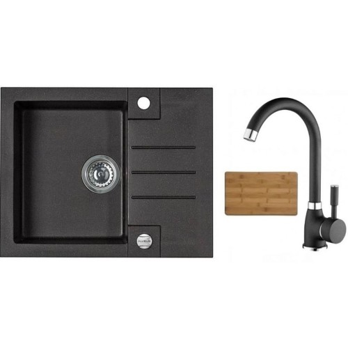 ALVEUS set drez Rock 30 black + batérie Betty black + doska na krájanie Zadarmo