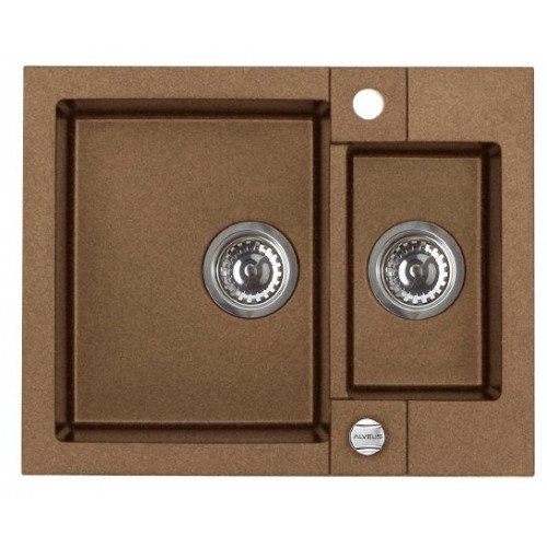 ALVEUS ROCK 80 granitový drez BROWN (hnedá)