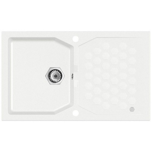 ALVEUS SENSUAL 30 kuchynský drez granitový, 850 x 520 mm, white 11