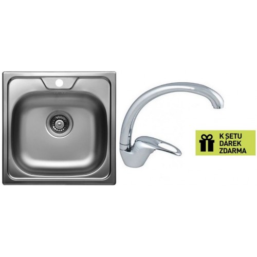 ALVEUS Set drez ALLUX 70 nerez + batérie Diana chróm + darček zadarmo