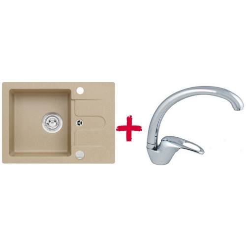 ALVEUS set drez granitový Cortina 10 béžový + batérie Diana SAT ALVEUS set drez granitový Cortina 10 béžový + batérie Diana SAT