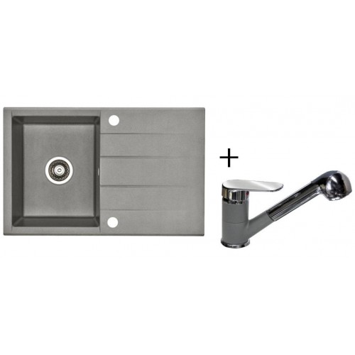 ALVEUS set drez Cubo 30 + batéria AM 40, anthrazit ALVEUS set drez Cubo 30 + batéria AM 40, anthrazit
