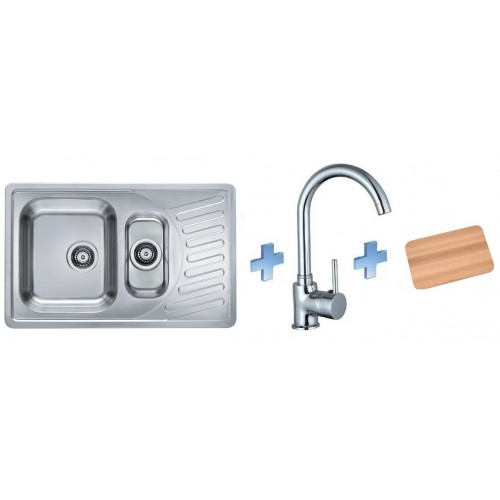 ALVEUS set drez Elegant 110 nerez + batérie Tessa + doska na krájanie