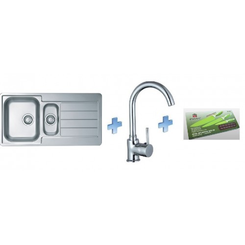 ALVEUS set drez Line 10 satin + batéria Tessa chróm + sada nožov