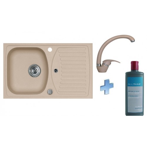 ALVEUS set drez Record 30 beige + čistič + batérie Diana beige ALVEUS set drez Record 30 beige + čistič + batérie Diana beige