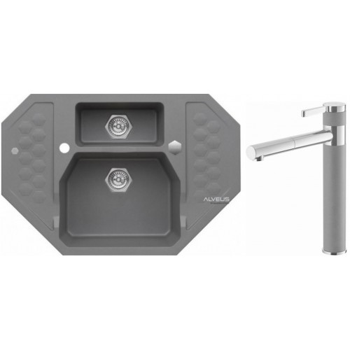 ALVEUS Set drez Sensual 60 steel + batérie Zina steel