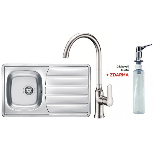 ALVEUS set drez Zoom 30 dekor + batéria Slim chróm + dávkovač zadarmo