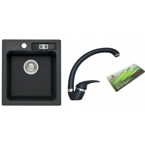 ALVEUS set drez Victoria 20 black + batérie Diana black + sada nožov Zadarmo