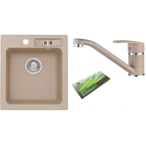 ALVEUS set drez Victoria 20 beige + batérie Milena beige + sada nožov Zadarmo ALVEUS set drez Victoria 20 beige + batérie Milena beige + sada nožov Zadarmo