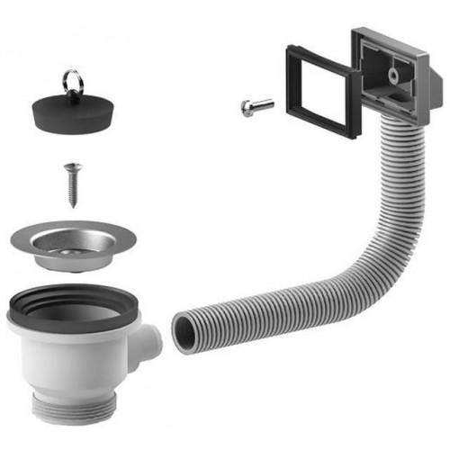 ALVEUS Výpusť 70-PP s vertikálnym prepadom 1011997