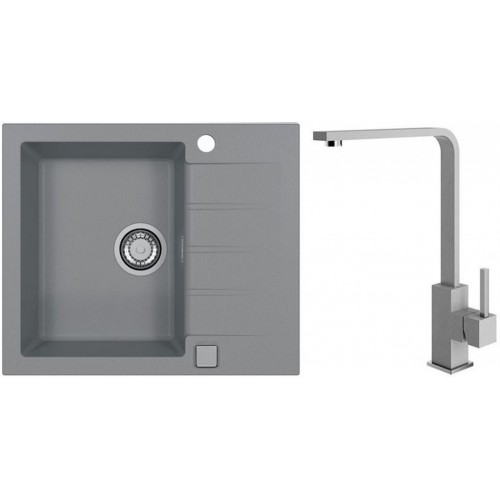 ALVEUS Set CADIT 10 drez 590x500 mm + batéria AFRA, betón