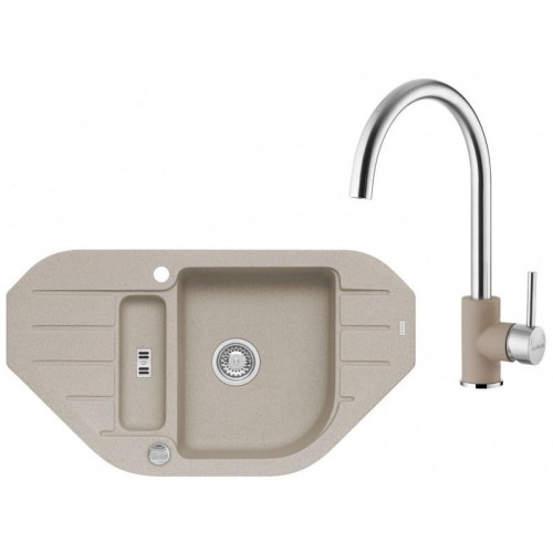 ALVEUS Set NIAGARA 60 drez 900x500 mm + batéria ELZA, pebble