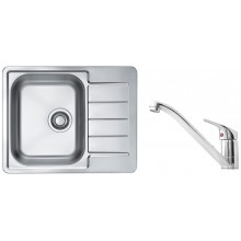 ALVEUS Set LINE 110 drez nerezový 615x500 mm + batéria RIVIERA X chróm