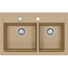 ALVEUS ATROX 50 kuchynský drez granitový, 790 x 500 mm, beige 1132000