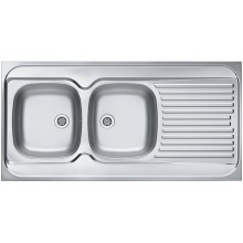 ALVEUS CLASSIC 100 celoplošný drez nerez, 1200 x 600 mm, ľavý 1009084