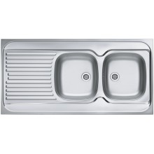 ALVEUS CLASSIC 100 celoplošný drez nerez, 1200 x 600 mm, pravý 1009085